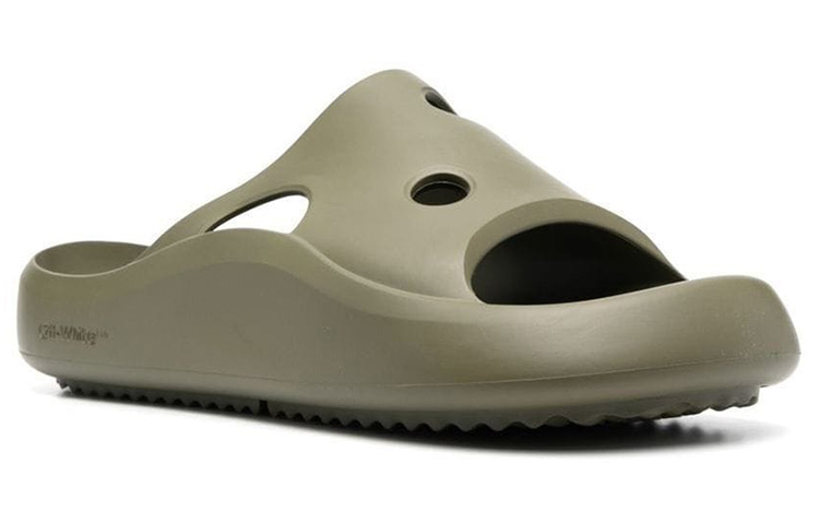 Order Off-White 镂空绿色洞洞鞋 OMIC014S23MAT0015656