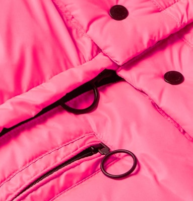 Off-White Colour Block Quilted Shell Down Jacket Pink/Black Lookbook Off-White Colour Block Quilted Shell Down Jacket Pink/Black