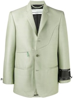 Off-White Contour Blazer Jacket Olive Off-White Contour Blazer Jacket Olive