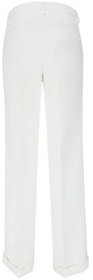 Off-White Contrasting Trim Pants 'Ivory' Order Off-White Contrasting Trim Pants 'Ivory'