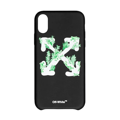 Off-White Corals Print iPhone XS Case Black/White