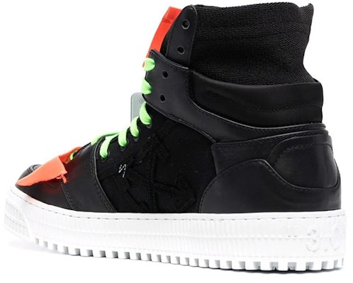 Off-White Court 3.0 'Black High-Top' OMIA065S22LEA0031010 Lookbook Off-White Court 3.0 'Black High-Top' OMIA065S22LEA0031010