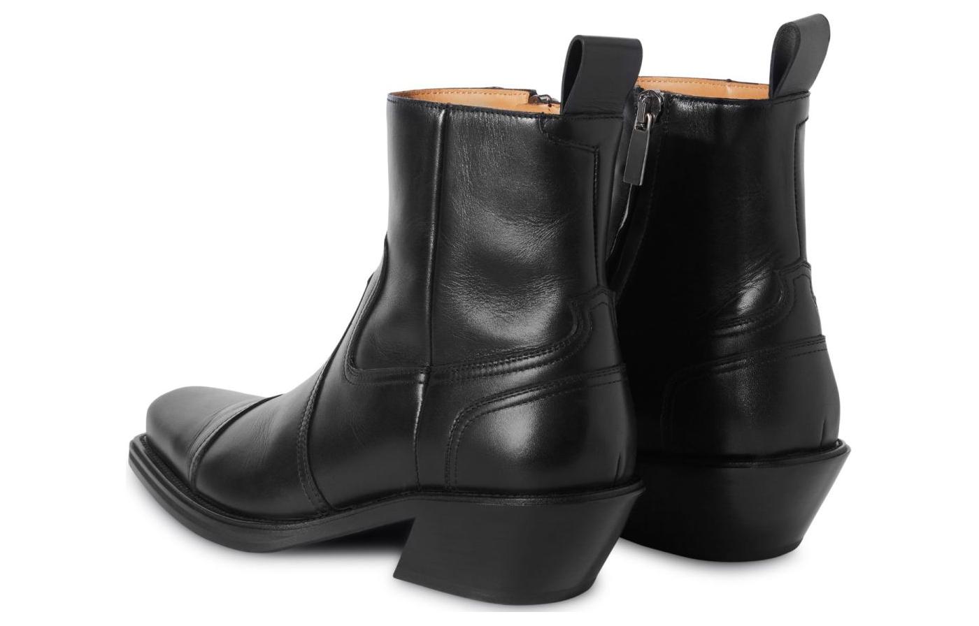 Off-White Cowboy Cropped Ankle Boot 'Black' 圖 3