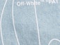 Lookbook Off-White Cropped All Over Print Denim Jeans Blue/White