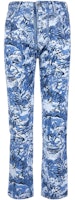 Off-White Cropped Tapestry Denim Jeans Blue/Multicolor Off-White Cropped Tapestry Denim Jeans Blue/Multicolor