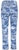 Off-White Cropped Tapestry Denim Jeans Blue/Multicolor
