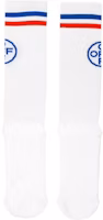 Off-White Cross Socks (SS19) White/Blue/Red Off-White Cross Socks (SS19) White/Blue/Red