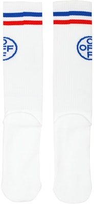 Off-White Cross Socks (SS19) White/Blue/Red Order Off-White Cross Socks (SS19) White/Blue/Red