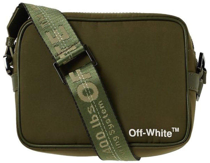 OFFWHITE Crossbody Camera Bag Dark Green Novelship