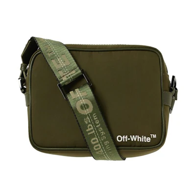 OFF-WHITE Crossbody Camera Bag Dark Green