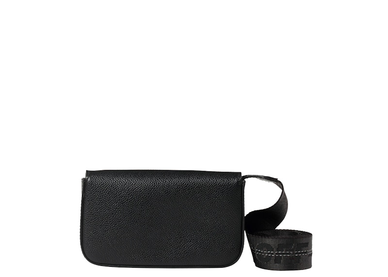 OFF-WHITE Crossbody Flap Bag Black White 圖 2