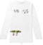 Buy Off-White Kaos Lengan Panjang Cetak Iblis Putih/Multicolor