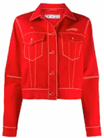 Off-White Denim Jacket Red Off-White Denim Jacket Red