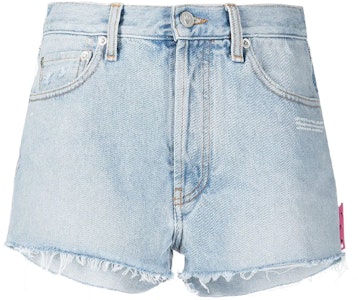 Off-White ライトブルーデニムショーツ OWYC002R21DEN0014000 Buy Off-White ライトブルーデニムショーツ OWYC002R21DEN0014000