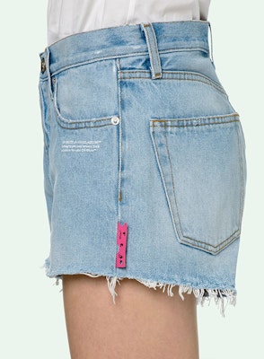 Off-White Denim Shorts 'Light Blue' 1