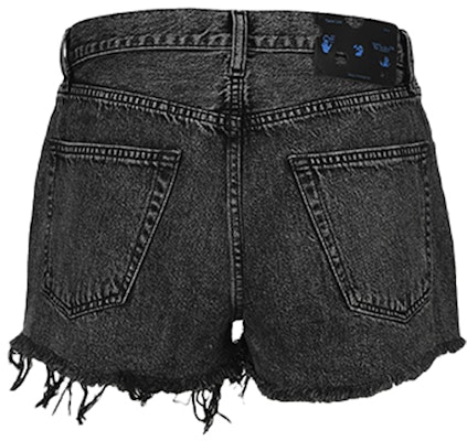 Off-White Denim Shorts (SS20) 'Dark Grey' Order Off-White Denim Shorts (SS20) 'Dark Grey'