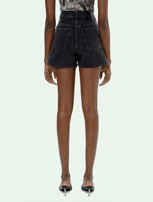 Off-White Denim Shorts (SS21) 'Dark Grey' Shop Off-White Denim Shorts (SS21) 'Dark Grey'