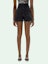 Shop Off-White Denim Shorts (SS21) 'Dark Grey'