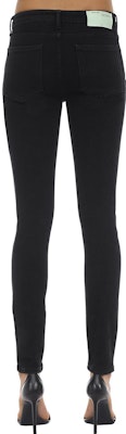 Off-White Denim Skinny Jeans 'Black' Shop Off-White Denim Skinny Jeans 'Black'