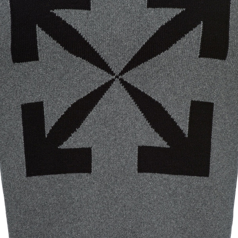 Off-White Diag Arrows Knit Sweater Grey/Black 圖 2