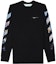 Buy オフホワイト™️ ダイアゴナル アロー ロンT ブラック/マルチ