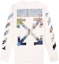 Order Off-White Diag Flechas Camiseta Larga Blanca/Multicolor