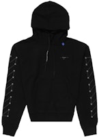 Off-White Diag Backbone Hoodie Black/SIlver Off-White Diag Backbone Hoodie Black/SIlver