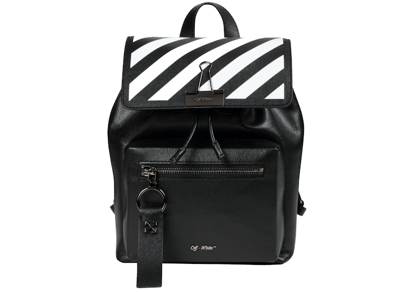 OFF-WHITE Diag Backpack Black/White