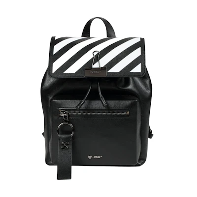OFF-WHITE Diag Backpack Black/White