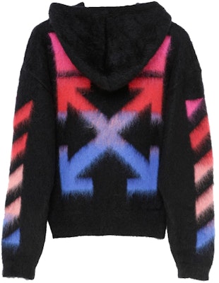 Off-White Diag Brushed Zipped Hoodie Black/Multicolor Order Off-White Diag Brushed Zipped Hoodie Black/Multicolor