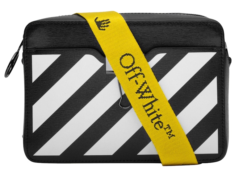 OFF-WHITE Diag Camera Bag Black/White