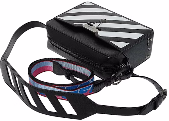 Bolso Cámara OFF-WHITE Negro/Blanco con Correa Roja/Azul Order Bolso Cámara OFF-WHITE Negro/Blanco con Correa Roja/Azul