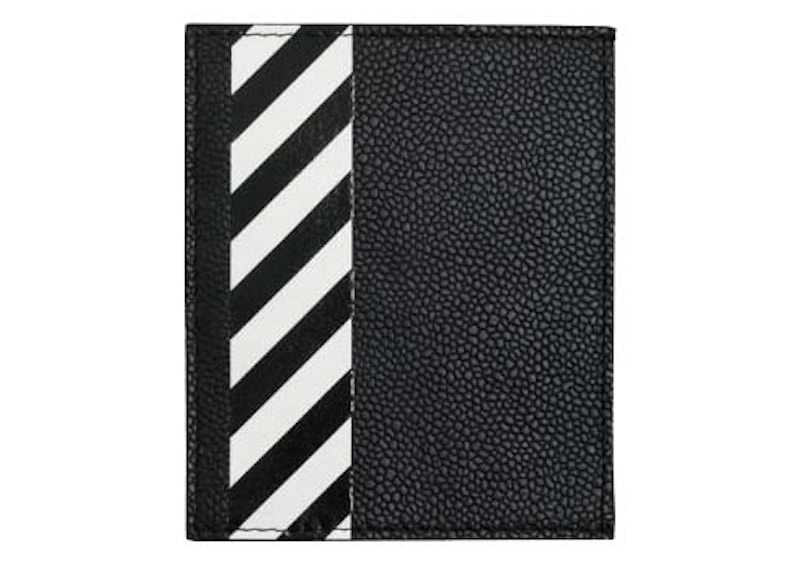 Off-White Diag Card Holder Black/White
