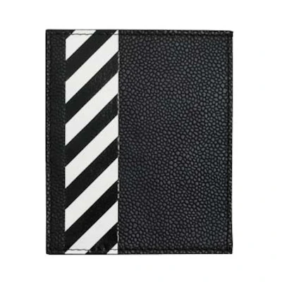 Off-White Diag Card Holder Black/White