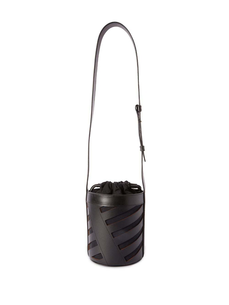 Off-White Diag Cut-Out Bucket Bag Black 圖 2