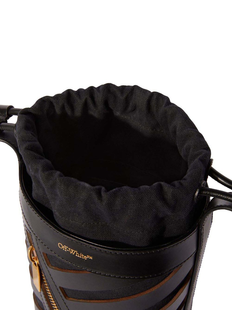 Off-White Diag Cut-Out Bucket Bag Black 圖 3