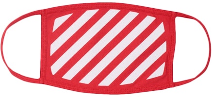 Off-White Diag Face Mask (SS19) Red/White Off-White Diag Face Mask (SS19) Red/White