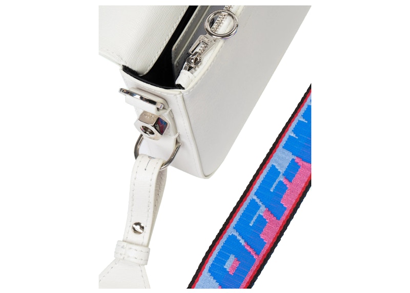 Lookbook Tas Mini OFF-WHITE Diagonal Lipat SS21 Putih/Hitam