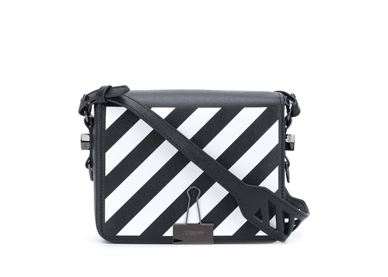 Order 오프화이트 바인더 클립 미니백 (블랙/화이트)
