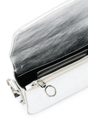 OFF-WHITE Diag FW20 Flap Bag Mini Silver Lookbook OFF-WHITE Diag FW20 Flap Bag Mini Silver