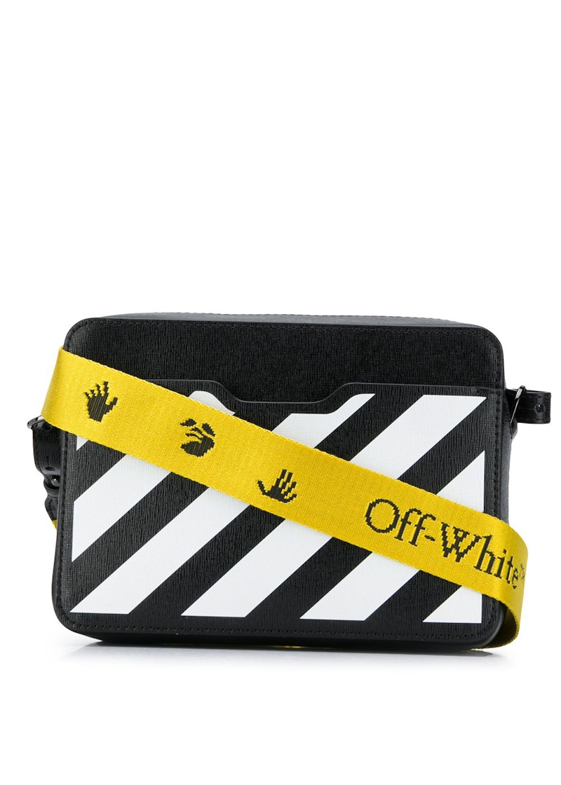 OFF-WHITE Diag FW21 Camera Bag Mini Black/White