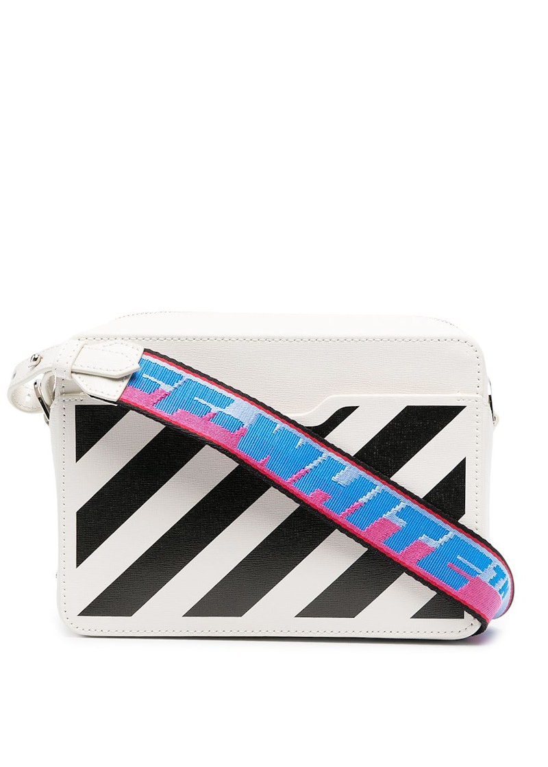 OFF-WHITE Diag FW21 Camera Bag Mini White/Black