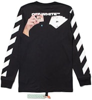Off-White Diag Hand Card Long Sleeve T-Shirt Black/Multicolor Off-White Diag Hand Card Long Sleeve T-Shirt Black/Multicolor