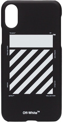 Off-White Diag iPhone X/XS Case Black/White Buy Off-White Diag iPhone X/XS Case Black/White