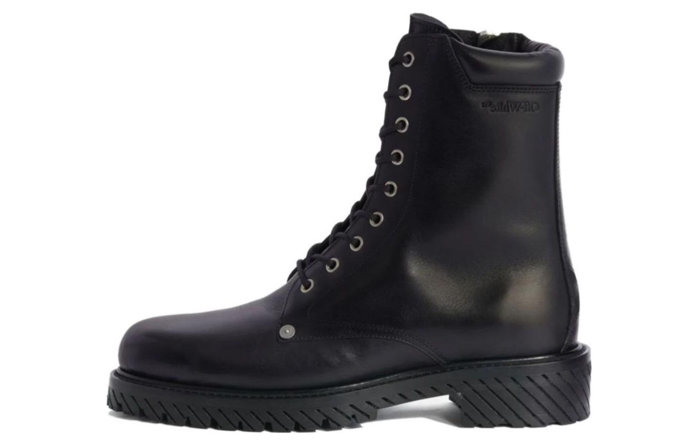 Off-White Diag Lace-Up Combat Boot 'Black'