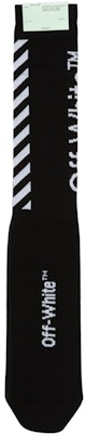 Off-White Diag Logo Intarsia Stretch Socks Black/White Order Off-White Diag Logo Intarsia Stretch Socks Black/White