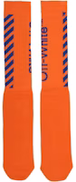 Off-White Diag Logo Intarsia Stretch Socks Orange/Blue Off-White Diag Logo Intarsia Stretch Socks Orange/Blue