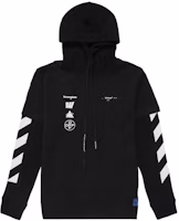 Off-White Diag Mariana Hooded T-Shirt Black/Multicolor Off-White Diag Mariana Hooded T-Shirt Black/Multicolor