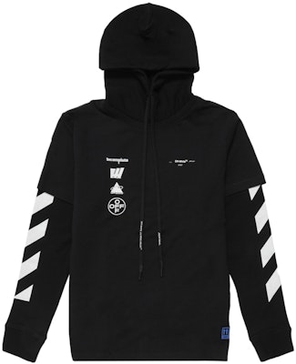 Off-White Diag Mariana Hooded T-Shirt Black/Multicolor Buy Off-White Diag Mariana Hooded T-Shirt Black/Multicolor