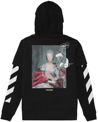 Off-White Diag Mariana Hooded T-Shirt Black/Multicolor Order Off-White Diag Mariana Hooded T-Shirt Black/Multicolor